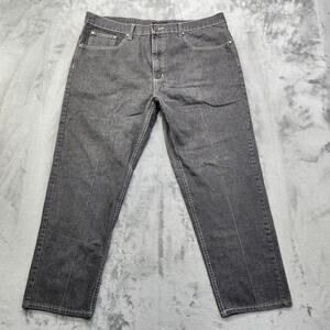 Mecca Denim Jeans‎ Mens 44 X 29 Grey Tapered Baggy Skater Hip Hop Casual Y2K